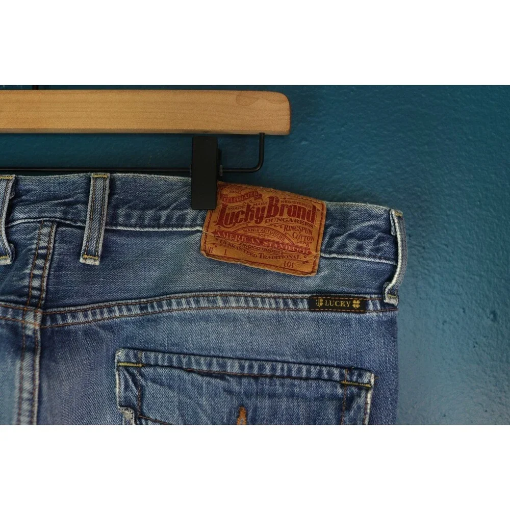 Vintage 90s Y2K Women's Lucky Brand Jeans Slim Bootcut Button Fly Size 38